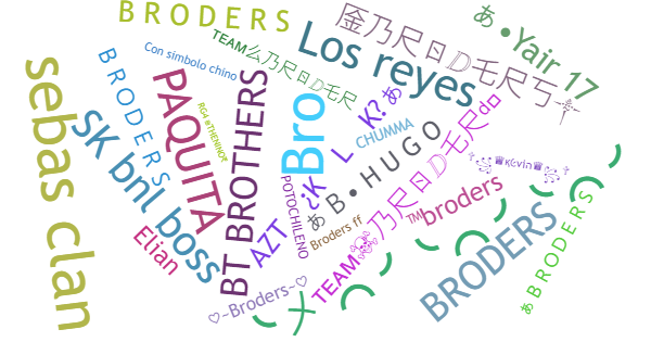 Apelidos para Broders