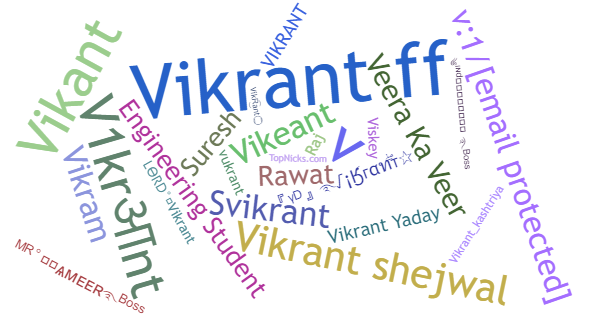 Apelidos para Vikrant