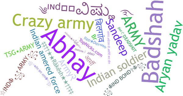 Apelidos para IndianArmy