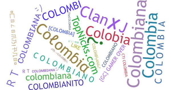 Apelidos para Colombia