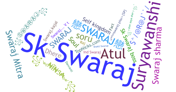 Apelidos para Swaraj