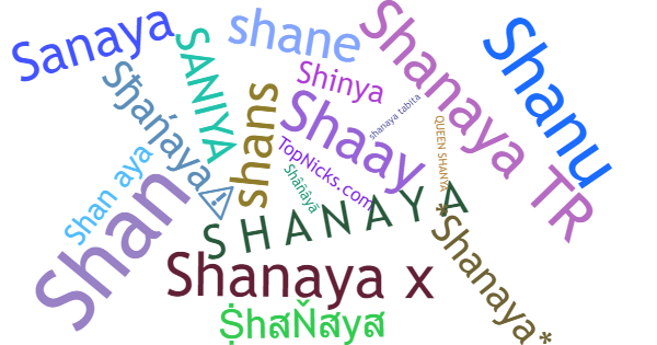 Apelidos para Shanaya