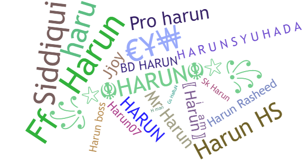 Apelidos para Harun