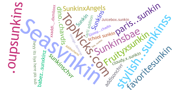 Apelidos para Sunkin