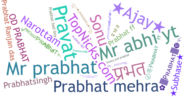 Apelidos para Prabhat