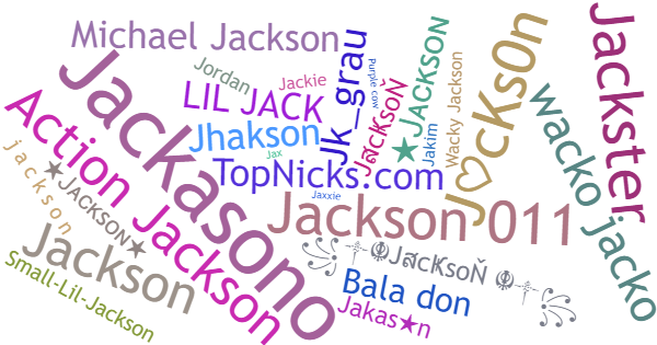 Apelidos para Jackson