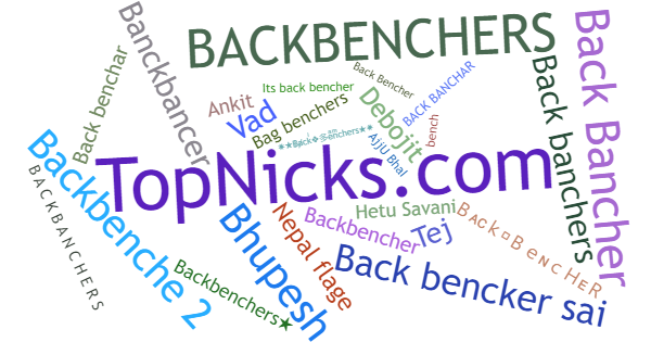 Apelidos para Backbenchers