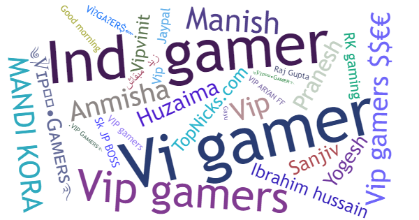 Apelidos para VIPGAMERS