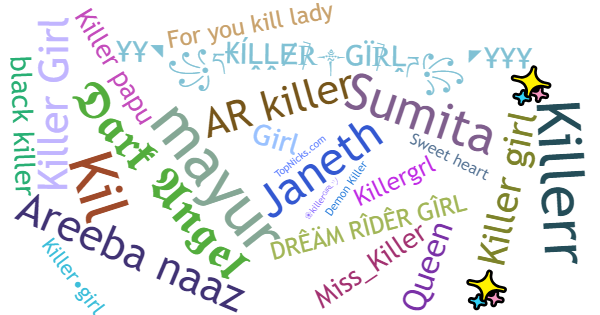 Apelidos para KILLERGIRL