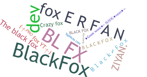 Apelidos para Blackfox