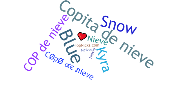 Apelidos para Nieve