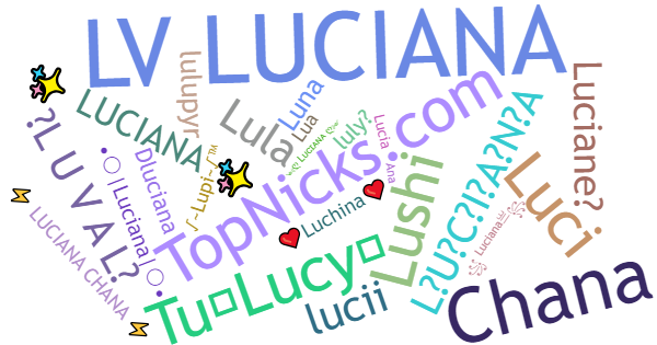 Apelidos para Luciana