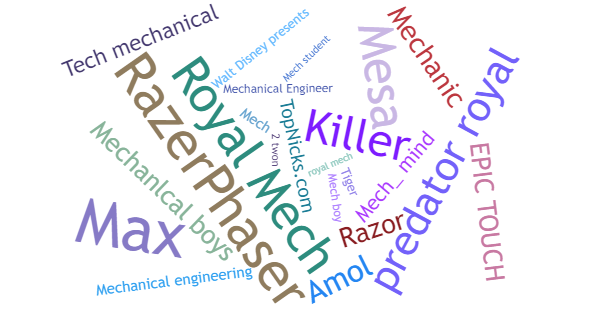 Apelidos para Mechanical