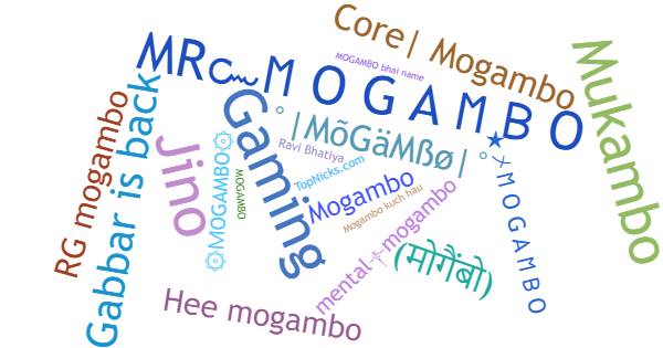 Apelidos para Mogambo