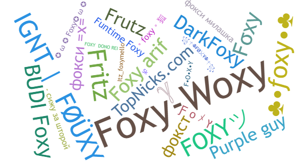 Apelidos para Foxy