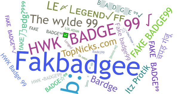 Apelidos para Badge99