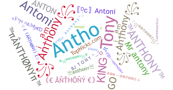 Apelidos para Anthony