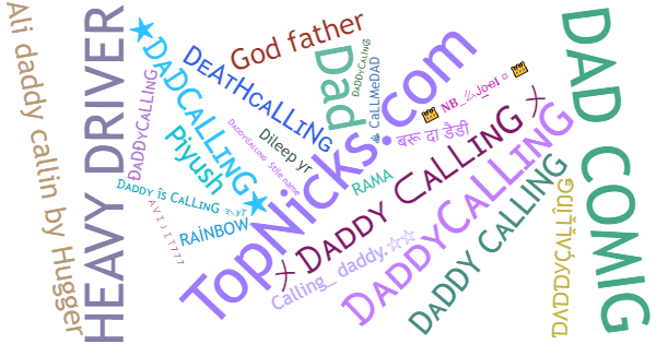 Apelidos para Daddycalling